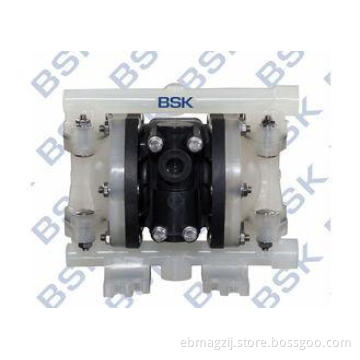 Plastic Pneumatic vacuum Double Diaphragm Pump with butterf